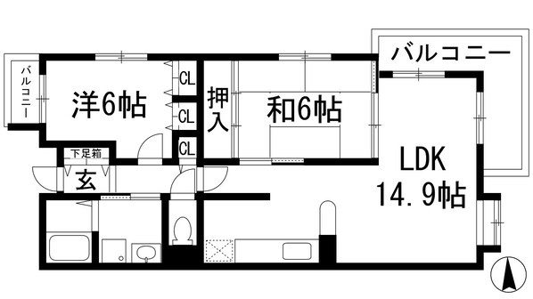 エントピア７の物件間取画像